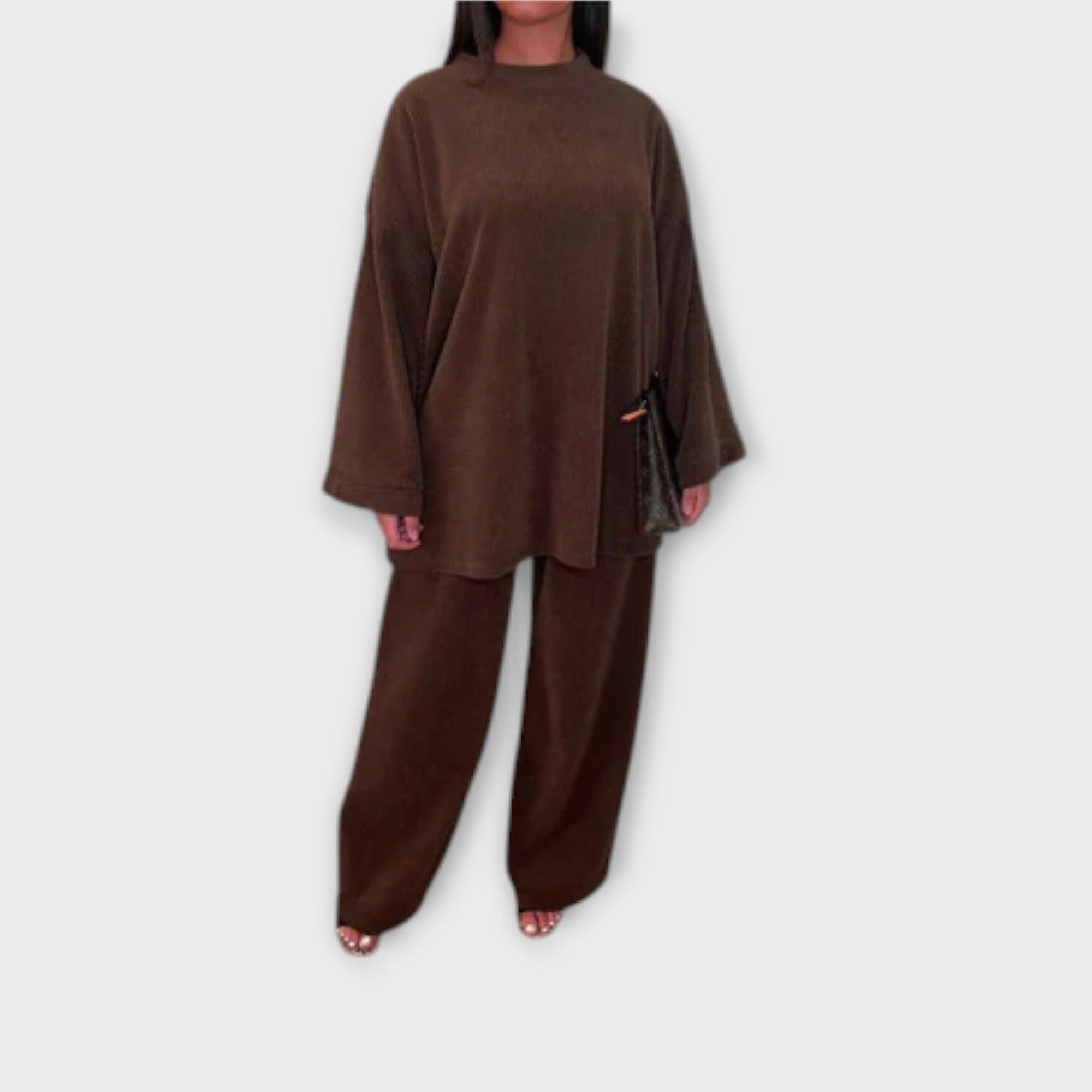 Ingrid - Conjunto Plus Size Acanalado