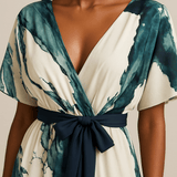 Vanessa - Vestido Longo Estampa Aquarela