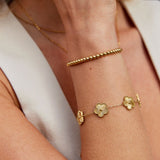 Pulseira decorativa dourada Niloya