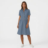 Isabela – Vestido casual em ganga