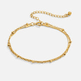 Pulseira em camadas Pia em dourado