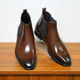 Pedro - Botins Chelsea em Couro