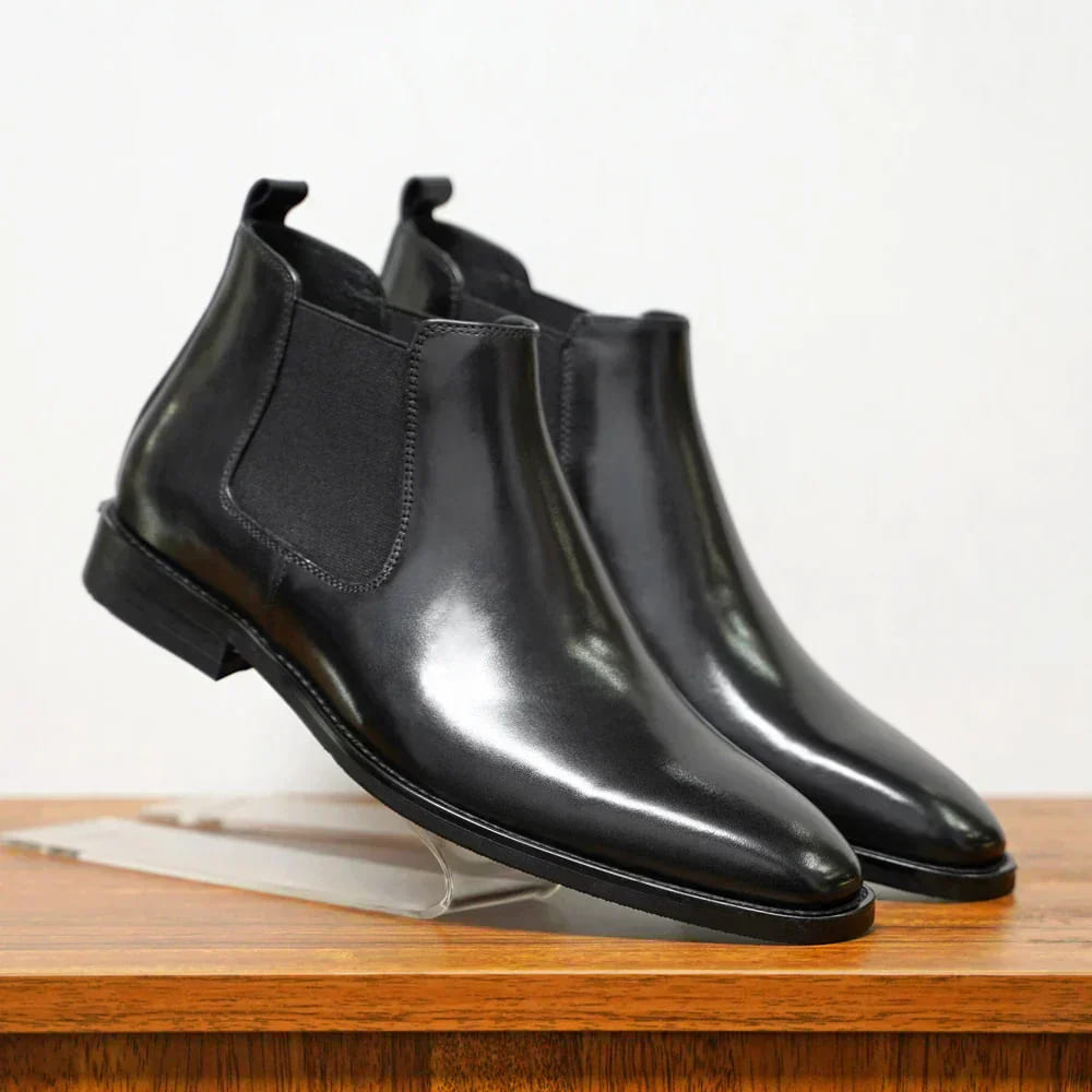 Pedro - Botins Chelsea em Couro
