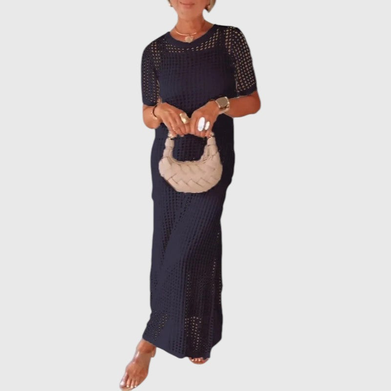 Rute - Vestido longo com recortes