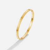 Pulseira rígida dourada Tara