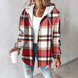 Camisa Overshirt Forrada com Capuz Élise