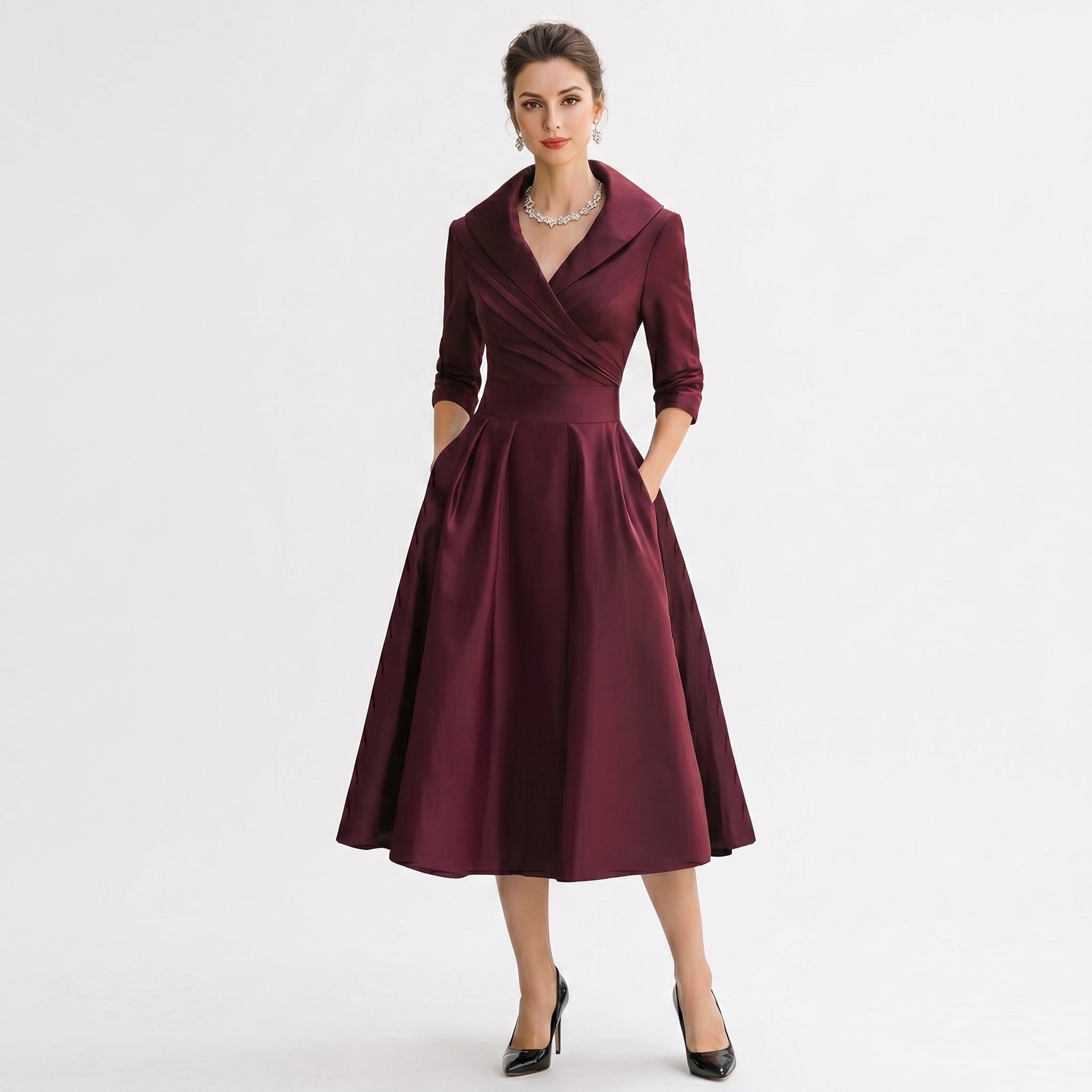 Rosa – Vestido Vintage Elegante