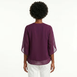 Francisca | Blusa com Mangas de Folhos