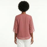 Francisca | Blusa com Mangas de Folhos