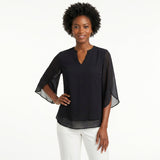 Francisca | Blusa com Mangas de Folhos