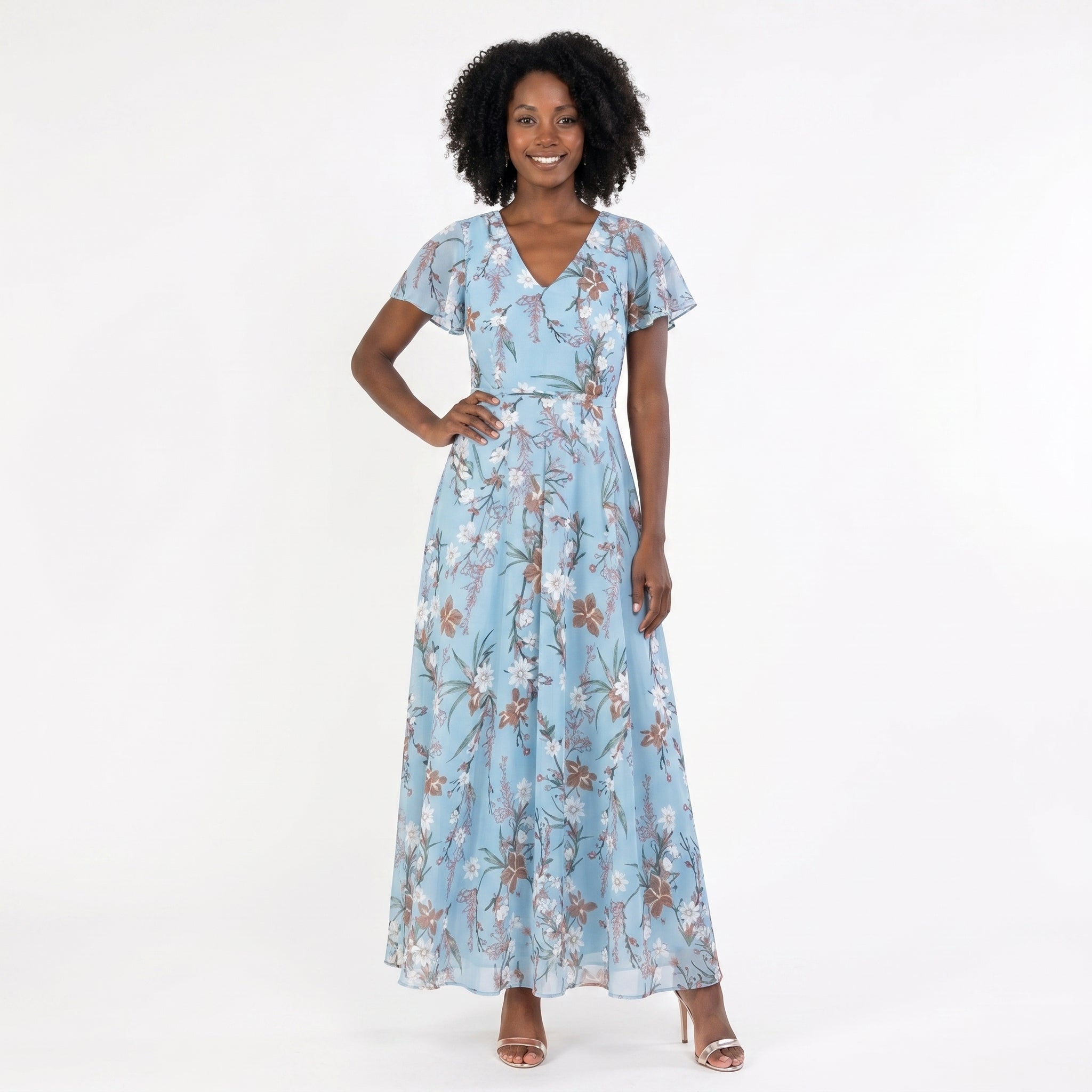 Andreia - Vestido Longo Floral