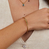 Pulseira decorativa sólida dourada Yuri
